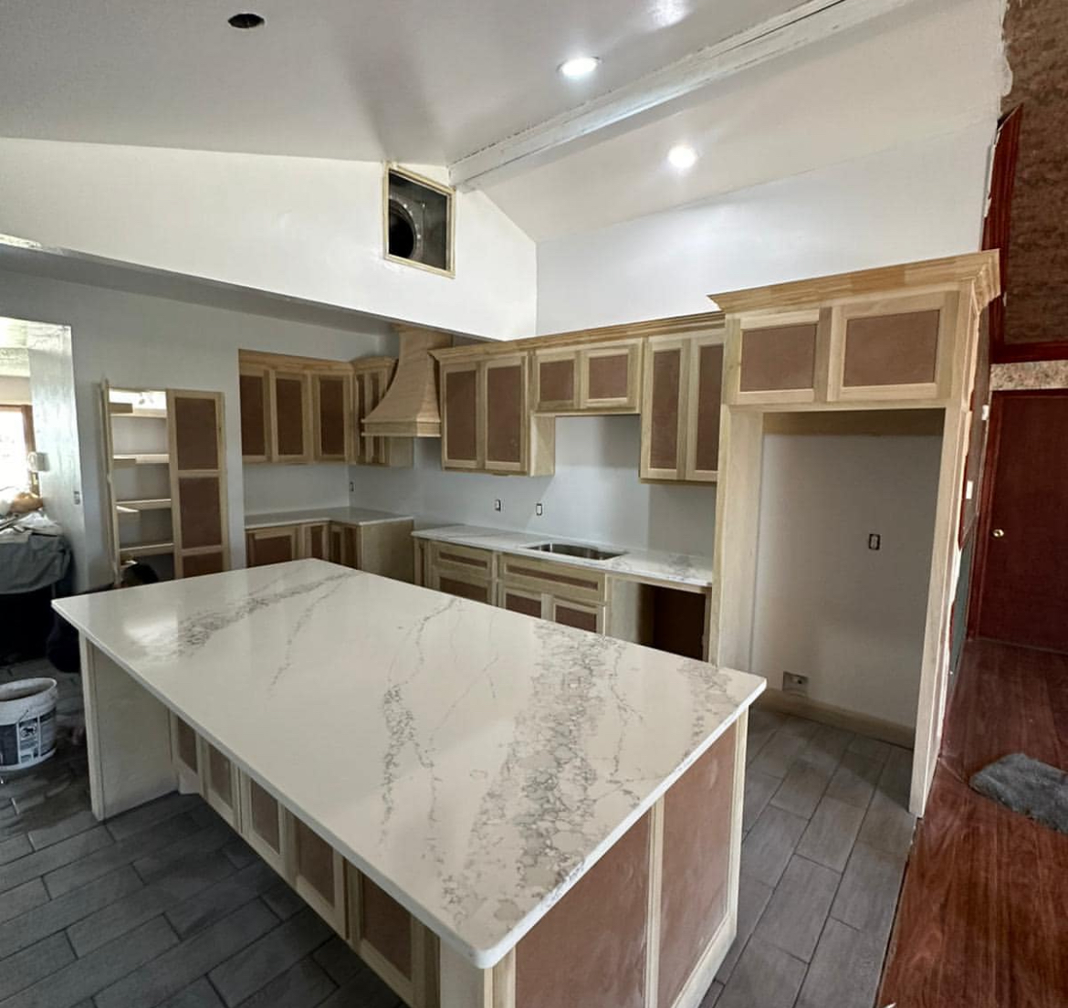 Marble veining close-up