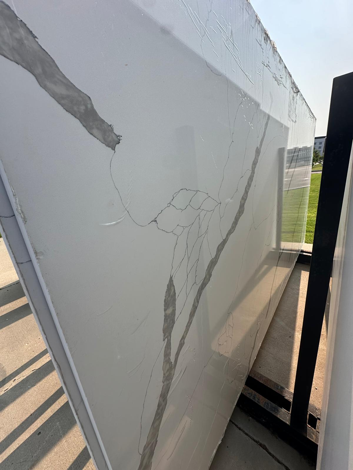 Stone surface with sealed finish